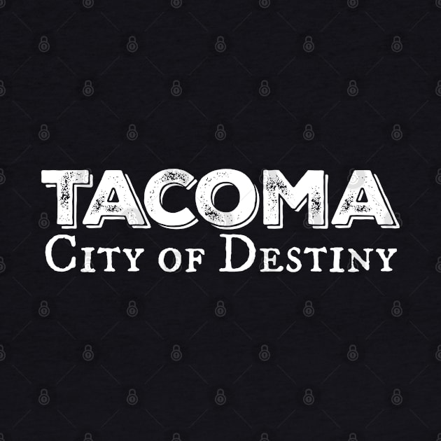 Tacoma, City Of Destiny: White Ink by Bri the Bearded Spoonie Babe